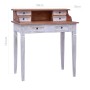 Schreibtisch mit Schubladen aus recyceltem Massivholz 90x50x101 cm von vidaXL, Schreibtische - Ref: Foro24-283911, Preis: 229...