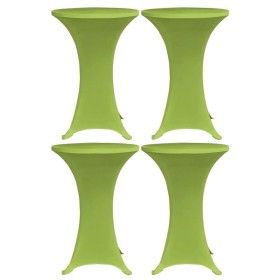 Elastic table cover 4 units 70 cm green by vidaXL, Covers - Ref: Foro24-279088, Price: 39,94 €, Discount: %