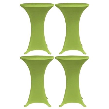 Elastic table cover 4 units 70 cm green by vidaXL, Covers - Ref: Foro24-279088, Price: 39,94 €, Discount: %