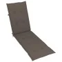 Gartenliege mit Fußstütze und Kissen aus massivem Akazienholz. von vidaXL, Liegen - Ref: Foro24-3064022, Preis: 146,56 €, Rab...