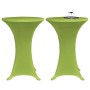 Elastic table cover 4 units 70 cm green by vidaXL, Covers - Ref: Foro24-279088, Price: 39,94 €, Discount: %