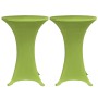Elastic table cover 4 units 70 cm green by vidaXL, Covers - Ref: Foro24-279088, Price: 39,94 €, Discount: %