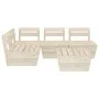 Garden pallet furniture 5 pcs impregnated fir wood by vidaXL, Garden sets - Ref: Foro24-3063716, Price: 250,57 €, Discount: %