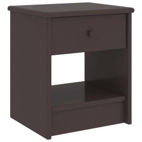 Dunkelbraune Nachttische aus massivem Kiefernholz, 35 x 30 x 40 cm von vidaXL, Nachttische - Ref: Foro24-322224, Preis: 47,54...