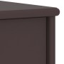 Dark brown solid pine wood bedside tables 35x30x40cm by vidaXL, Nightstands - Ref: Foro24-322224, Price: 47,54 €, Discount: %