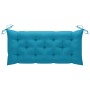 Folding garden bench with bamboo cushion 118 cm by vidaXL, garden benches - Ref: Foro24-3063868, Price: 92,34 €, Discount: %