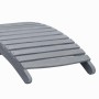 Tumbona con cojín madera maciza de acacia gris by vidaXL, Loungers - Ref: Foro24-3064048, Price: 145,91 €, Discount: %