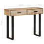 Solid mango wood console table 100x30x75 cm by vidaXL, Side tables - Ref: Foro24-320823, Price: 140,58 €, Discount: %
