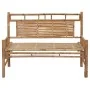 Garden bench with bamboo cushion 120 cm by vidaXL, garden benches - Ref: Foro24-3063896, Price: 137,90 €, Discount: %