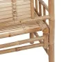 Garden bench with bamboo cushion 120 cm by vidaXL, garden benches - Ref: Foro24-3063896, Price: 137,90 €, Discount: %