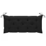 Banco de jardín con cojín bambú 120 cm by vidaXL, garden benches - Ref: Foro24-3063898, Price: 150,73 €, Discount: %
