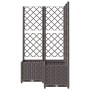 Pflanzgefäß mit braunem PP-Gitter 80x80x136 cm von vidaXL, Töpfe und Pflanzgefäße - Ref: Foro24-318265, Preis: 110,50 €, Raba...