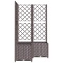 Pflanzgefäß mit braunem PP-Gitter 80x80x136 cm von vidaXL, Töpfe und Pflanzgefäße - Ref: Foro24-318265, Preis: 110,50 €, Raba...