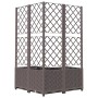 Pflanzgefäß mit braunem PP-Gitter 80x80x136 cm von vidaXL, Töpfe und Pflanzgefäße - Ref: Foro24-318265, Preis: 110,50 €, Raba...