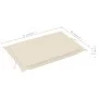 Tumbona de madera maciza de acacia con cojín gris de vidaXL, Tumbonas - Ref: Foro24-3064046, Precio: 152,50 €, Descuento: %