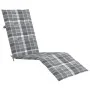 Garden lounger with footrest and cushion in solid acacia wood by vidaXL, Loungers - Ref: Foro24-3064028, Price: 138,45 €, Dis...