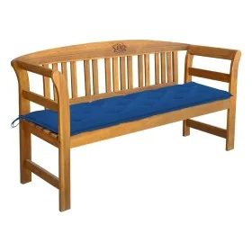 Garden bench with cushion solid acacia wood 157 cm by vidaXL, garden benches - Ref: Foro24-3064291, Price: 191,11 €, Discount: %