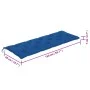 Garden bench with cushion solid acacia wood 157 cm by vidaXL, garden benches - Ref: Foro24-3064291, Price: 191,11 €, Discount: %