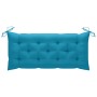 Garden bench with bamboo cushion 120 cm by vidaXL, garden benches - Ref: Foro24-3063895, Price: 154,42 €, Discount: %