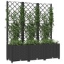 Pflanzgefäß mit schwarzem PP-Gitter 120x40x136 cm von vidaXL, Töpfe und Pflanzgefäße - Ref: Foro24-318273, Preis: 122,91 €, R...