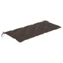 Banco de jardín plegable con cojín bambú 118 cm de vidaXL, Bancos de jardín - Ref: Foro24-3063872, Precio: 96,52 €, Descuento: %