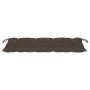 Banco de jardín plegable con cojín bambú 118 cm by vidaXL, garden benches - Ref: Foro24-3063872, Price: 91,49 €, Discount: %