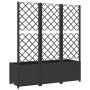 Pflanzgefäß mit schwarzem PP-Gitter 120x40x136 cm von vidaXL, Töpfe und Pflanzgefäße - Ref: Foro24-318273, Preis: 122,91 €, R...