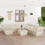 Palettengartenmöbel 9 Stück imprägniertes Tannenholz von vidaXL, Gartensets - Ref: Foro24-3063731, Preis: 481,39 €, Rabatt: %