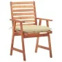 Garden dining chairs 3 pcs solid acacia wood with cushions by vidaXL, Garden chairs - Ref: Foro24-3064364, Price: 218,60 €, D...
