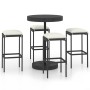 5-piece garden bar set and black synthetic rattan cushions by vidaXL, Garden sets - Ref: Foro24-3064762, Price: 219,99 €, Dis...