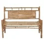 Banco de jardín con cojín bambú 120 cm de vidaXL, Bancos de jardín - Ref: Foro24-3063890, Precio: 147,78 €, Descuento: %