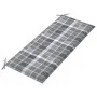 Banco de jardín con cojín bambú 120 cm de vidaXL, Bancos de jardín - Ref: Foro24-3063890, Precio: 147,78 €, Descuento: %
