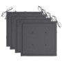 Klappbare Gartenstühle, 4 Stück, Kissen aus massivem Akazienholz von vidaXL, Gartenstühle - Ref: Foro24-3064563, Preis: 214,4...