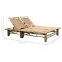 Bamboo lounger with cushions for 2 people by vidaXL, Loungers - Ref: Foro24-3063945, Price: 364,19 €, Discount: %