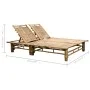 Bamboo lounger with cushions for 2 people by vidaXL, Loungers - Ref: Foro24-3063945, Price: 348,29 €, Discount: %