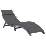 Liege mit massivem Kissen aus grauem Akazienholz von vidaXL, Liegen - Ref: Foro24-3064044, Preis: 151,18 €, Rabatt: %