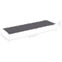 Liege mit massivem Kissen aus grauem Akazienholz von vidaXL, Liegen - Ref: Foro24-3064044, Preis: 151,18 €, Rabatt: %