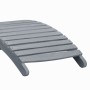 Tumbona con cojín madera maciza de acacia gris by vidaXL, Loungers - Ref: Foro24-3064057, Price: 152,07 €, Discount: %