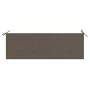 Banco de jardín con cojín madera maciza de acacia 157 cm de vidaXL, Bancos de jardín - Ref: Foro24-3064274, Precio: 185,63 €,...