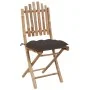 Folding garden chairs with cushions 2 units bamboo by vidaXL, Garden chairs - Ref: Foro24-3064010, Price: 116,68 €, Discount: %