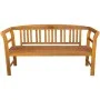 Solid acacia wood garden bench with cushion, 157 cm by vidaXL, garden benches - Ref: Foro24-3064277, Price: 177,30 €, Discoun...