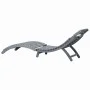 Lounger with solid gray acacia wood cushion by vidaXL, Loungers - Ref: Foro24-3064045, Price: 143,80 €, Discount: %