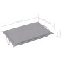 Lounger with solid gray acacia wood cushion by vidaXL, Loungers - Ref: Foro24-3064045, Price: 151,31 €, Discount: %