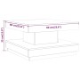Dark brown MDF coffee table 60x60x35 cm by vidaXL, Coffee table - Ref: Foro24-286097, Price: 82,39 €, Discount: %
