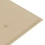 Garden bench with cushion solid acacia wood 157 cm by vidaXL, garden benches - Ref: Foro24-3064269, Price: 179,09 €, Discount: %