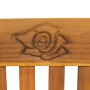 Garden bench with cushion solid acacia wood 157 cm by vidaXL, garden benches - Ref: Foro24-3064270, Price: 172,56 €, Discount: %