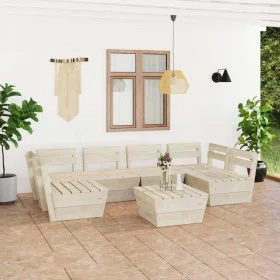 Pallet furniture for garden 7 pieces impregnated fir wood by vidaXL, Garden sets - Ref: Foro24-3063725, Price: 403,75 €, Disc...