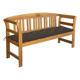 Gartenbank mit Kissen massives Akazienholz 157 cm von vidaXL, Gartenbänke - Ref: Foro24-3064289, Preis: 203,23 €, Rabatt: %