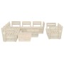 Gartenmöbel aus 10 Stück Palettenmöbel, imprägniertes Fichtenholz. von vidaXL, Gartensets - Ref: Foro24-3063732, Preis: 521,5...