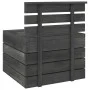 Garden furniture pallets 5 pcs solid dark gray pine wood by vidaXL, Garden sets - Ref: Foro24-3063740, Price: 290,94 €, Disco...